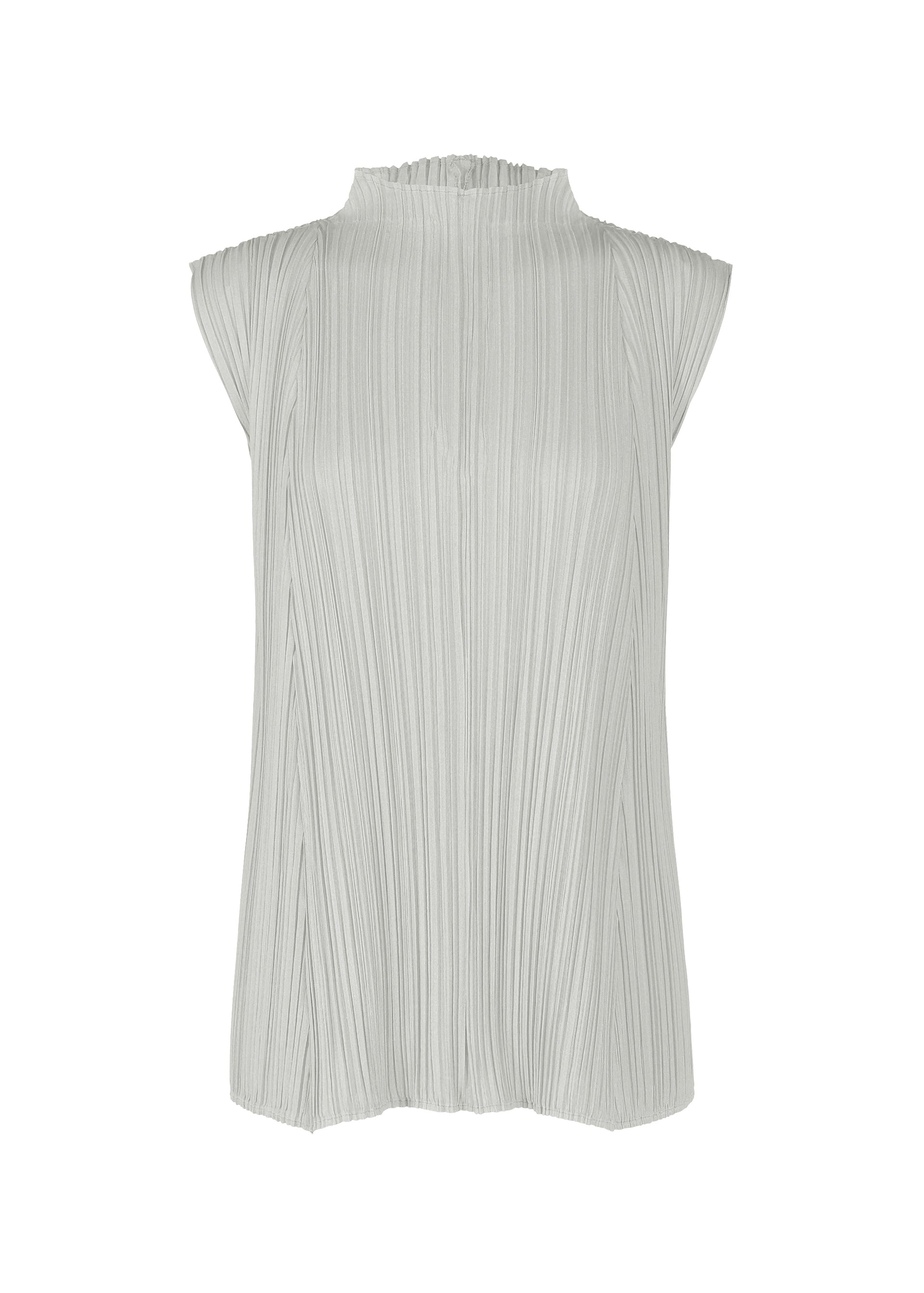 MELLOW PLEATS、ウィメンズ_トップス_トップ、グレー