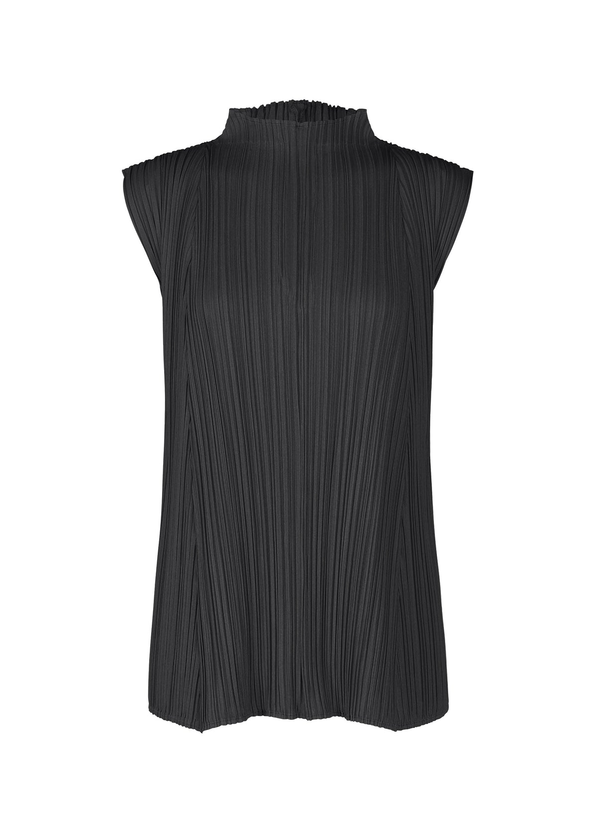 MELLOW PLEATS、ウィメンズ_トップス_トップ、ブラック