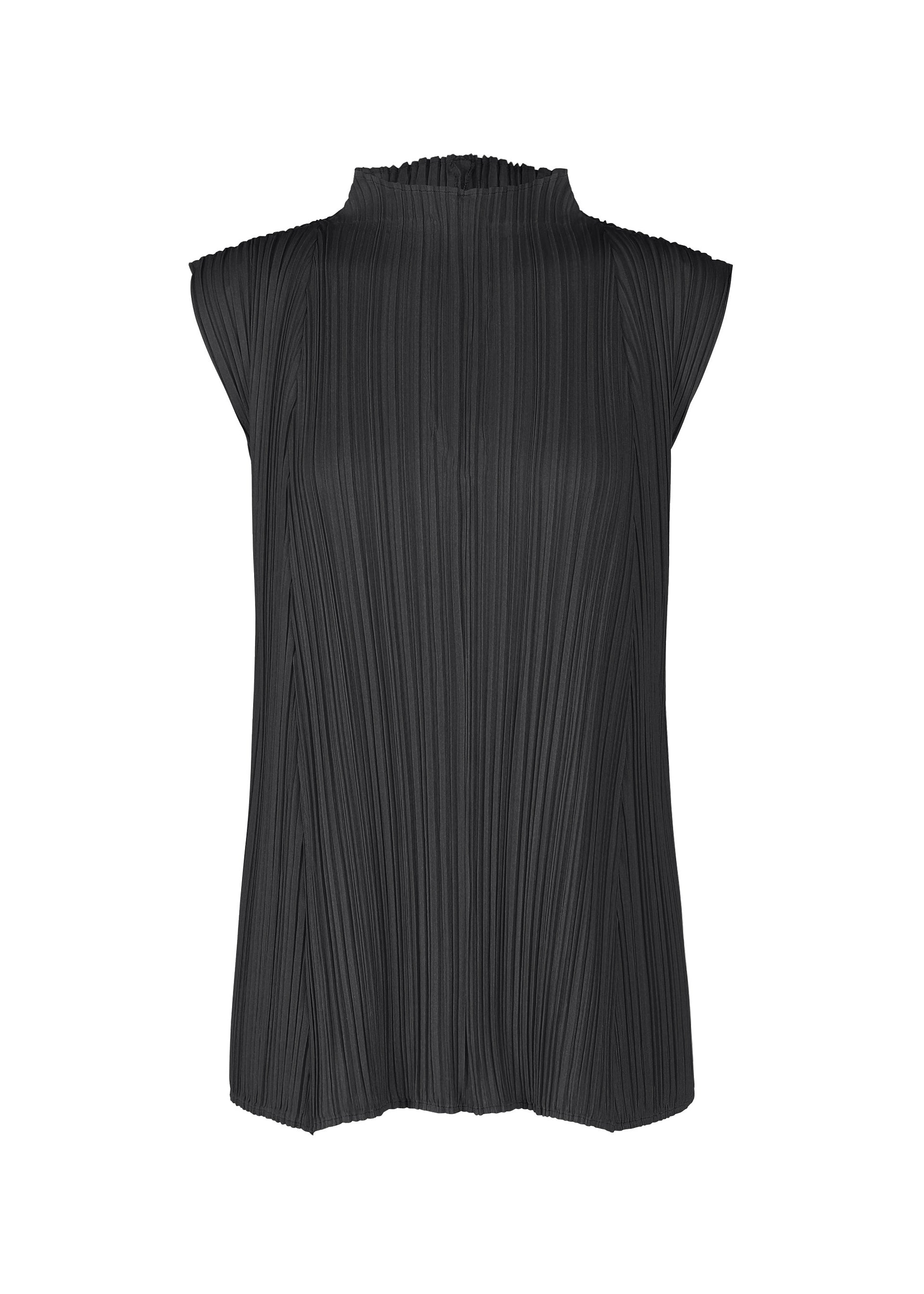 MELLOW PLEATS、ウィメンズ_トップス_トップ、ブラック