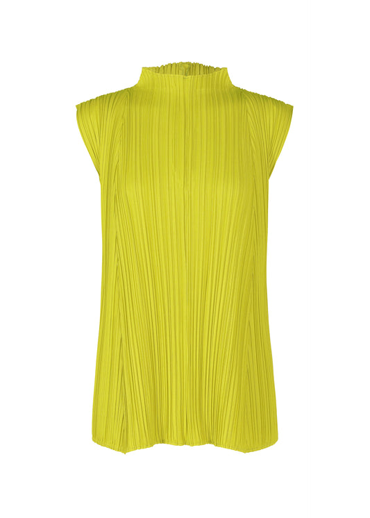 MELLOW PLEATS、ウィメンズ_トップス_トップ、イエロー