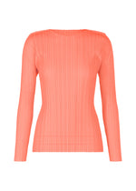 SOFT PLEATS、ウィメンズ_トップス_トップ、レッド