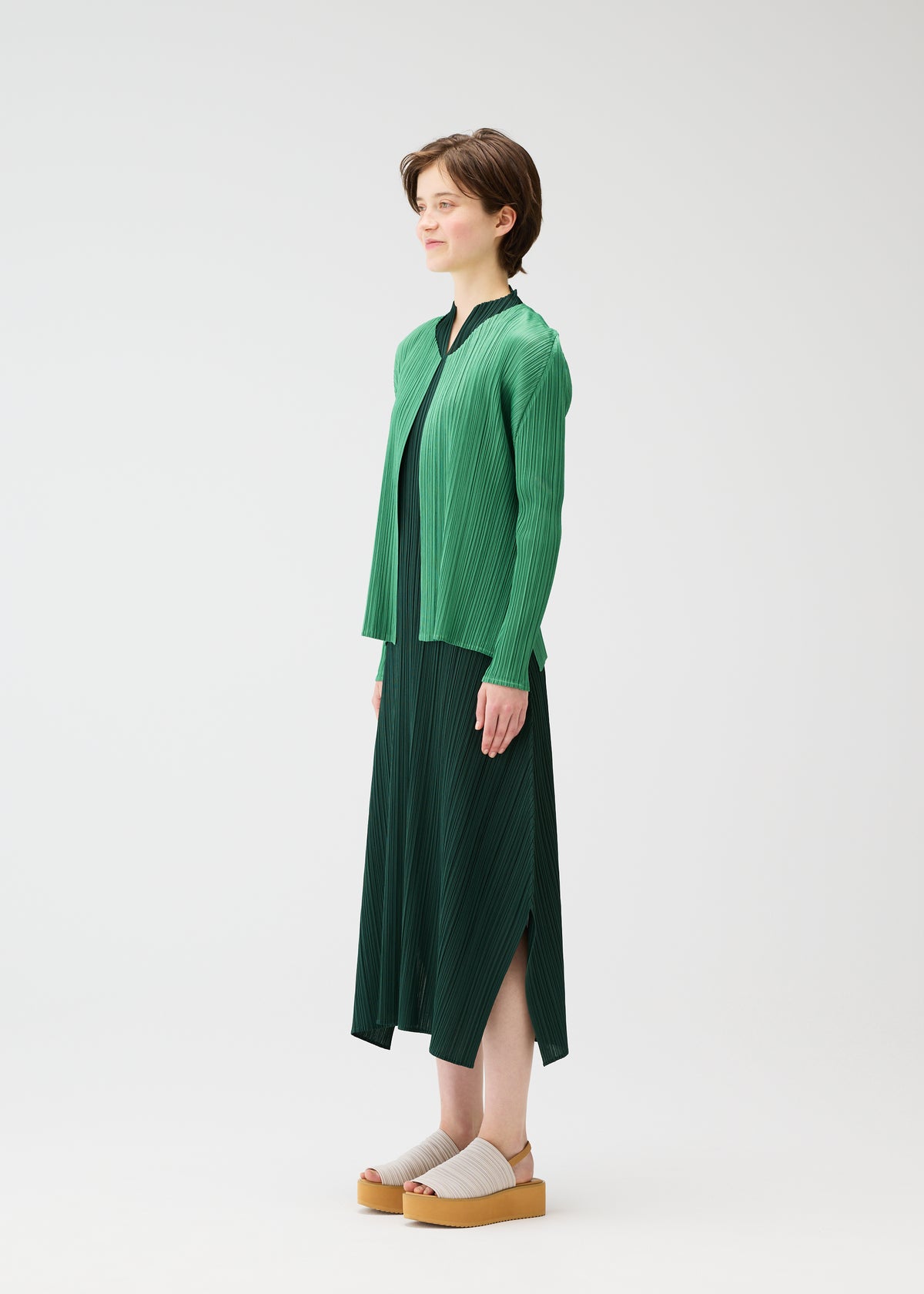 MONTHLY COLORS : MARCH、ウィメンズ_トップス_カーディガン、着用画像2