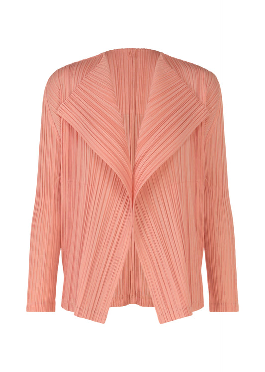 RAMIE PLEATS、ウィメンズ_トップス_カーディガン、レッド