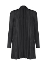 MELLOW PLEATS、ウィメンズ_トップス_カーディガン、ブラック