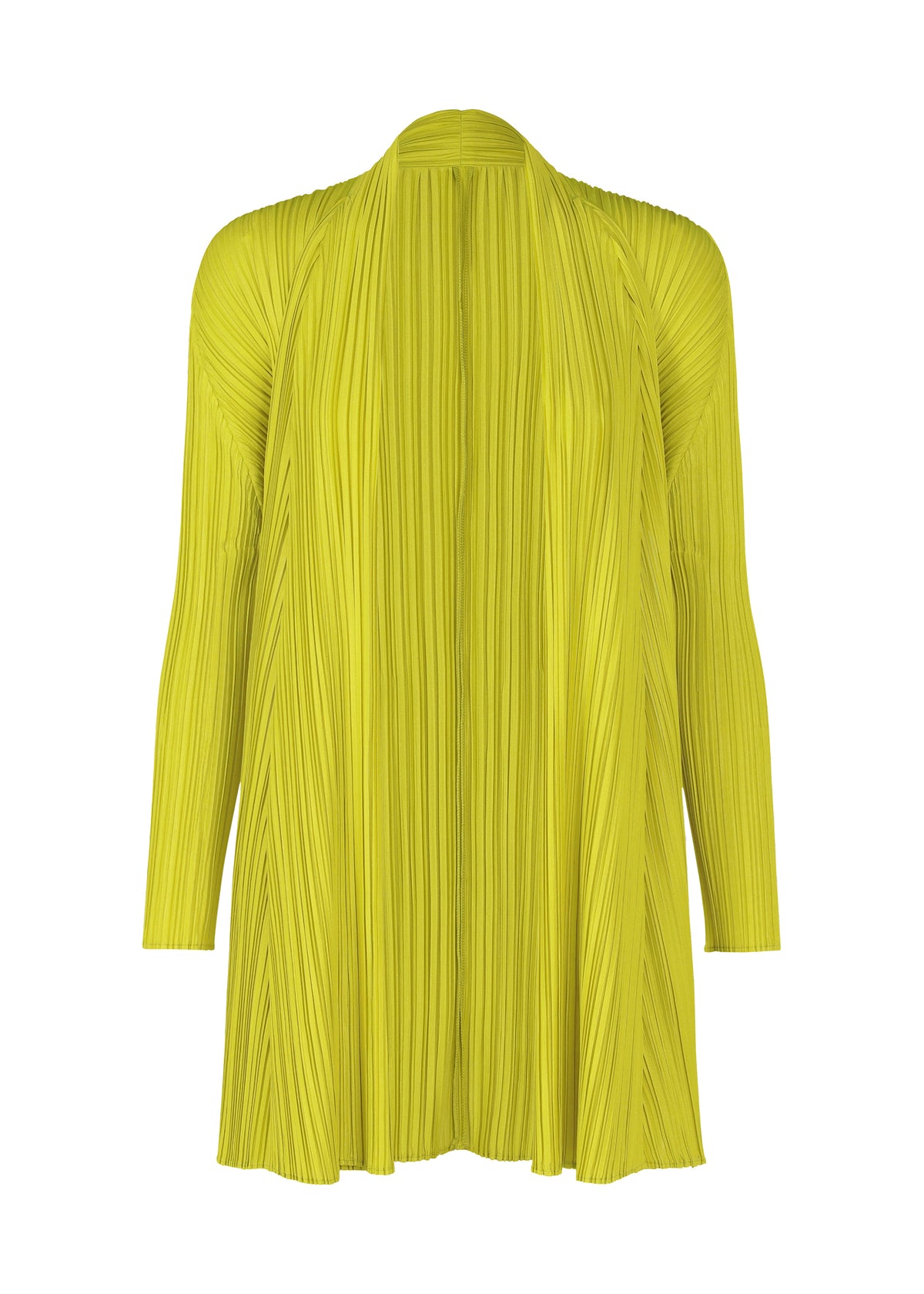 MELLOW PLEATS、ウィメンズ_トップス_カーディガン、イエロー