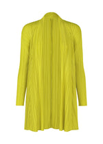 MELLOW PLEATS、ウィメンズ_トップス_カーディガン、イエロー