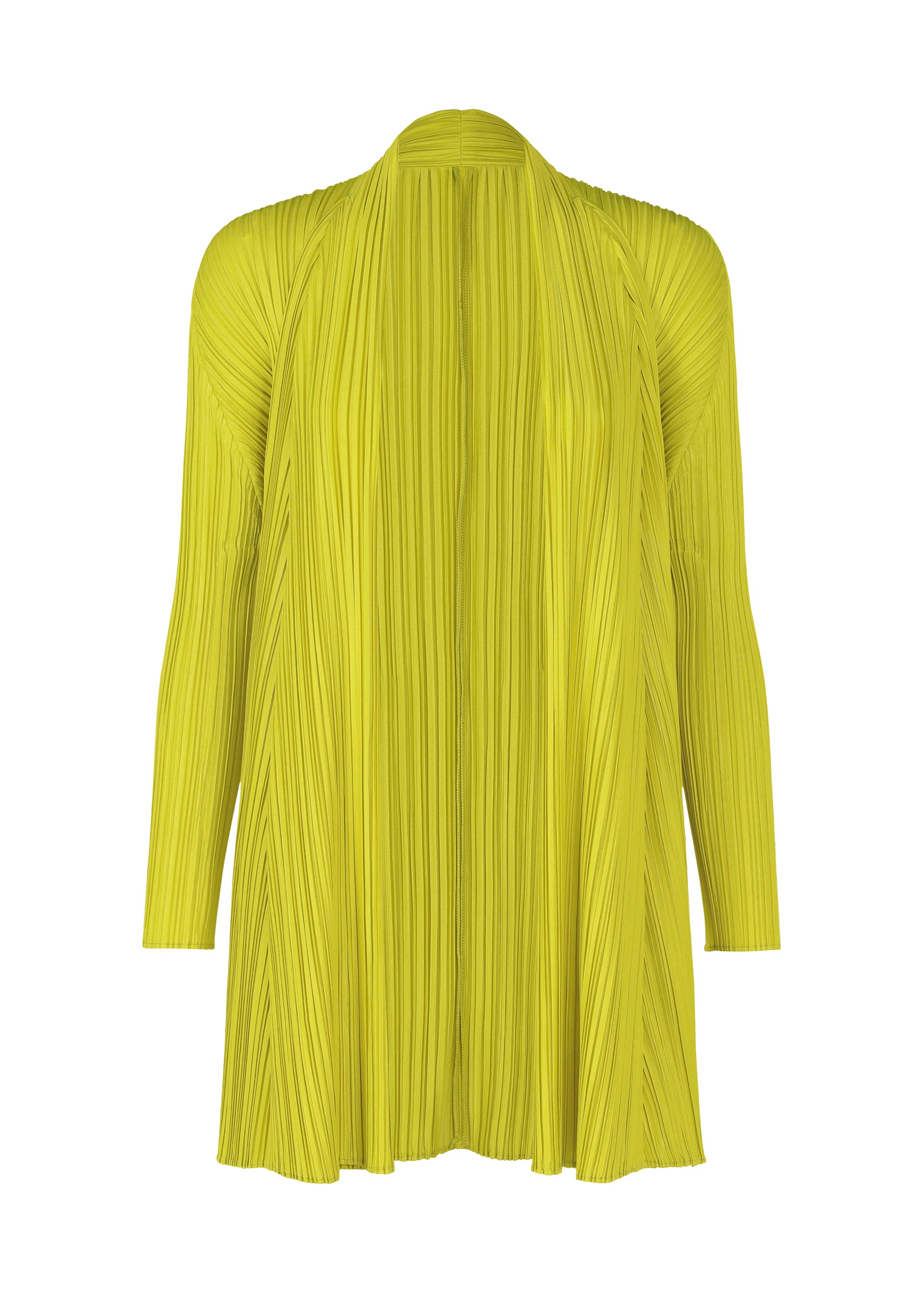 MELLOW PLEATS、ウィメンズ_トップス_カーディガン、イエロー