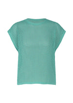 FISHNET KNIT、ウィメンズ_トップス_ベスト、カーキ