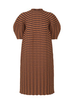 COLORFUL MUSHROOM KNIT、ウィメンズ_ワンピース、ブラウン