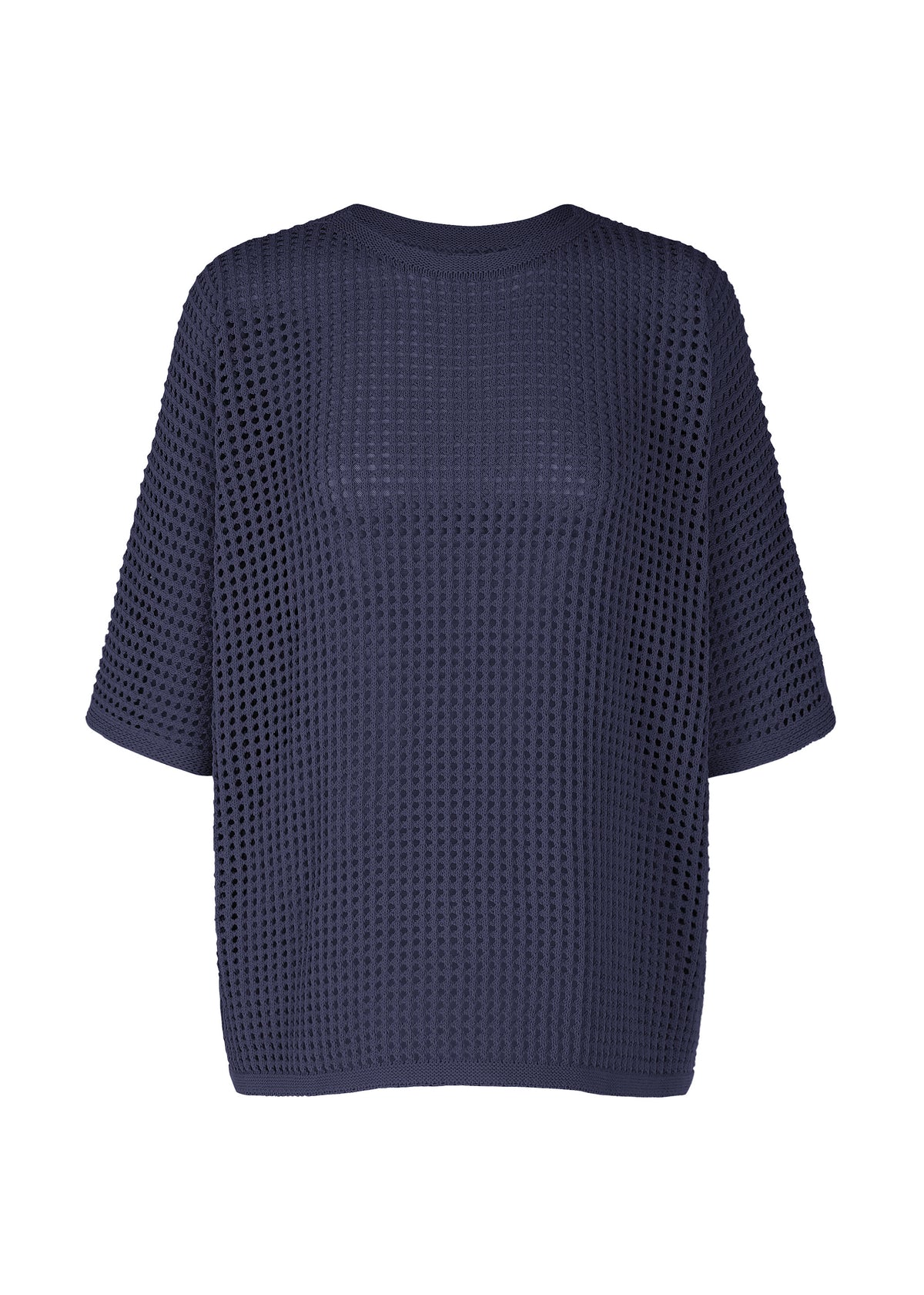 FISHNET KNIT、ウィメンズ_ニット、ネイビー