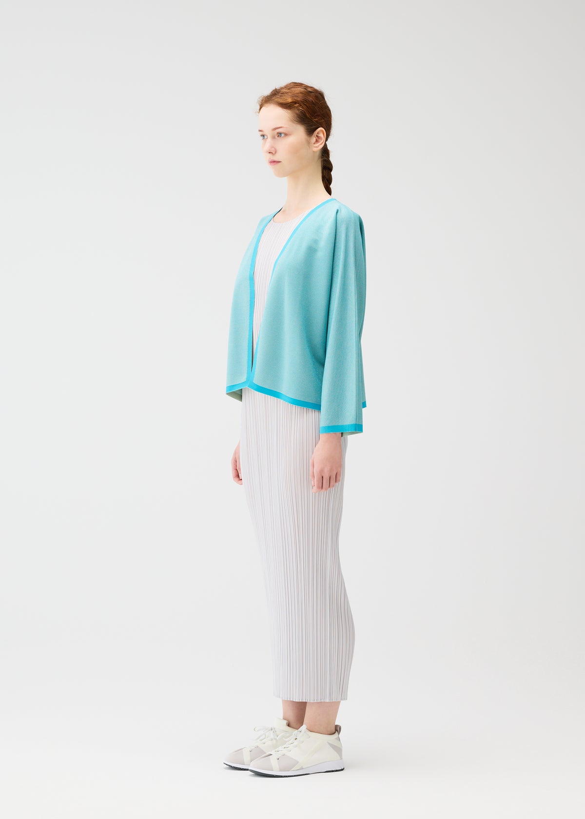 A-POC FORM STRIPE、ウィメンズ_トップス_カーディガン、着用画像2