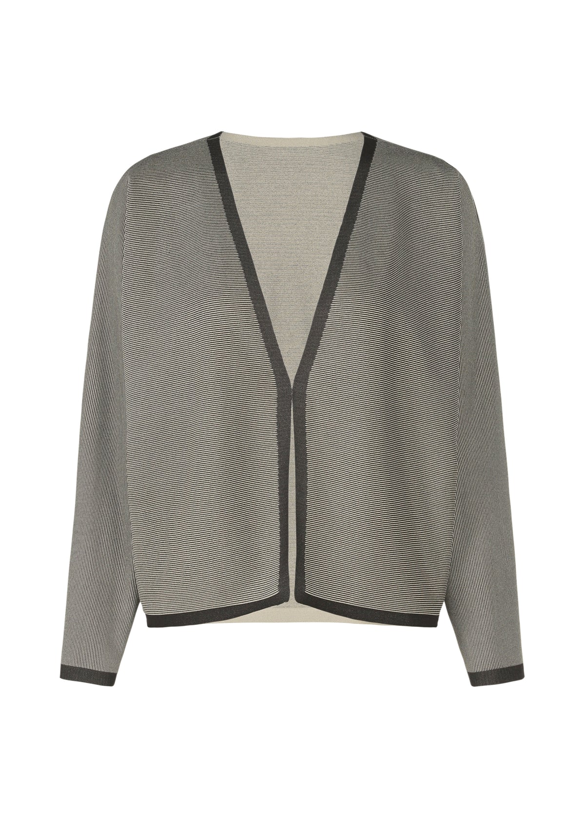 A-POC FORM STRIPE、ウィメンズ_トップス_カーディガン、ブラック