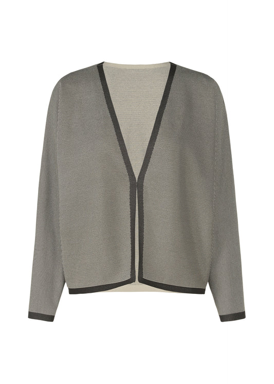 A-POC FORM STRIPE、ウィメンズ_トップス_カーディガン、ブラック