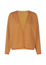 A-POC FORM STRIPE、ウィメンズ_トップス_カーディガン、ブラウン