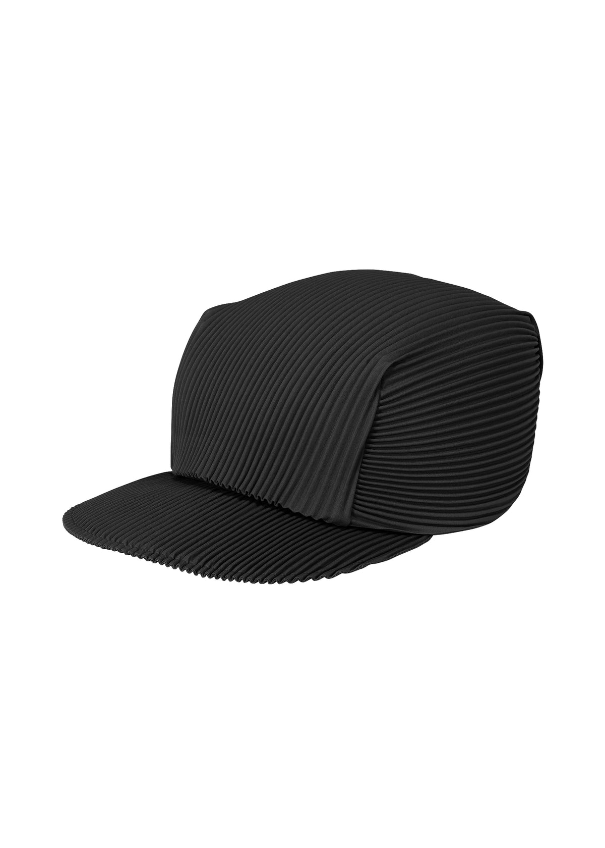 PLEATS CAP、アクセサリー&その他_帽子、ブラック