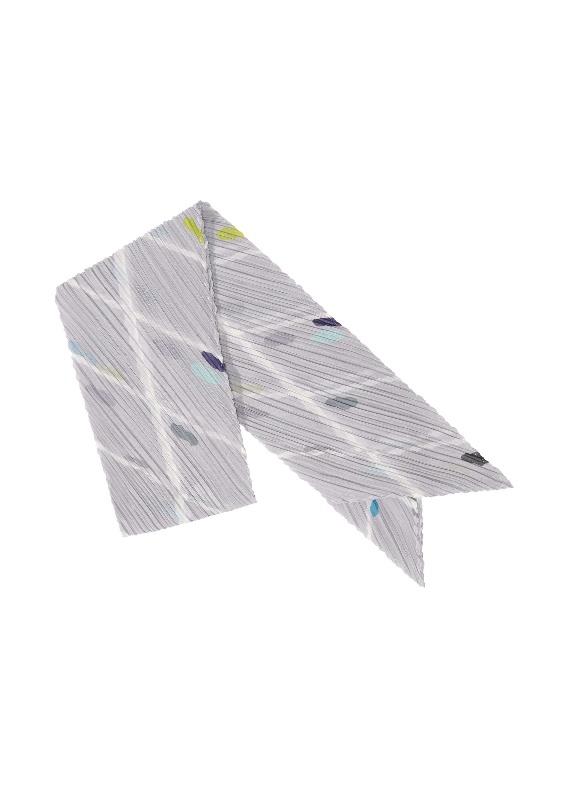 CROSSING DOTS SCARF、アクセサリー&その他_ストール、グレー