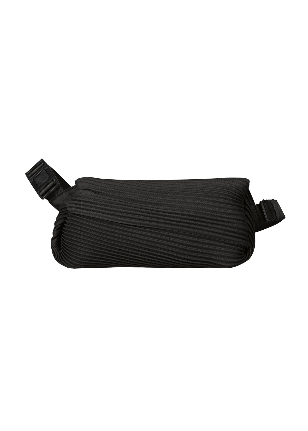 BIAS PLEATS WAIST BAG、バッグ&財布_ショルダーバッグ、ブラック