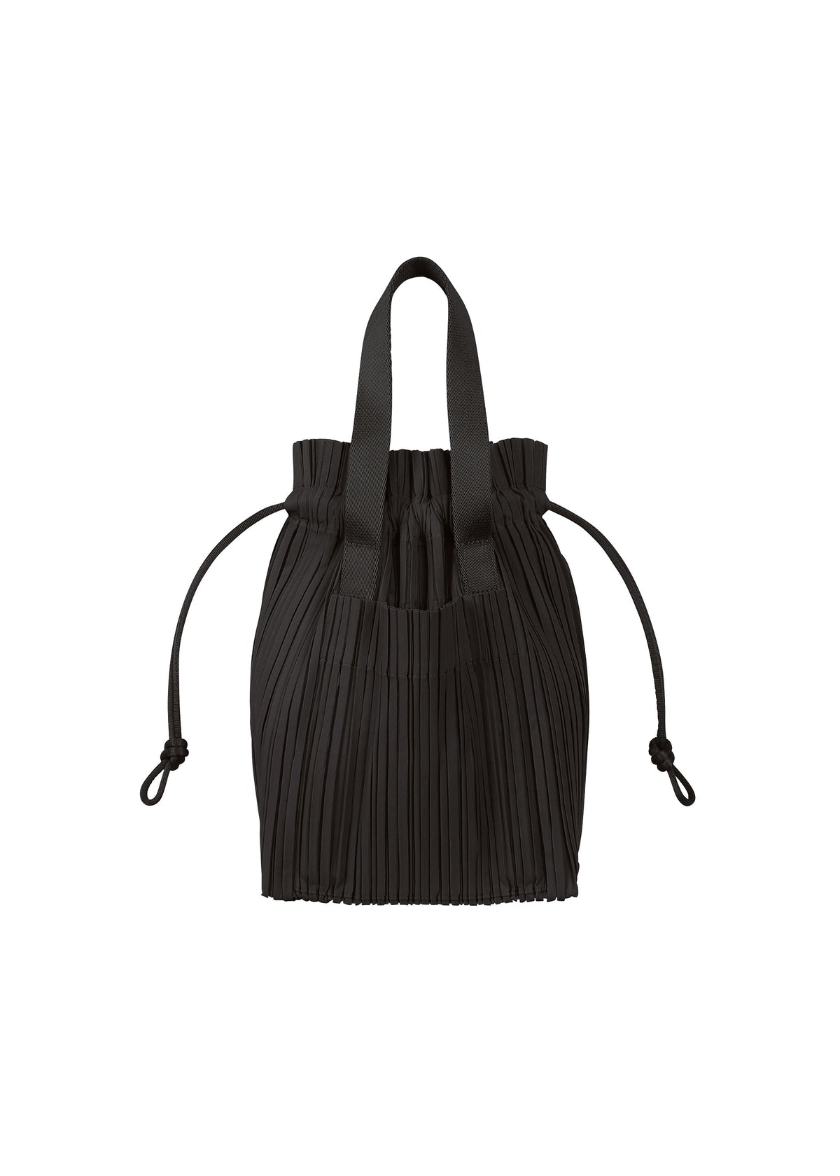 PLEATS TOTE BAG、バッグ&財布_ショルダーバッグ、ブラック