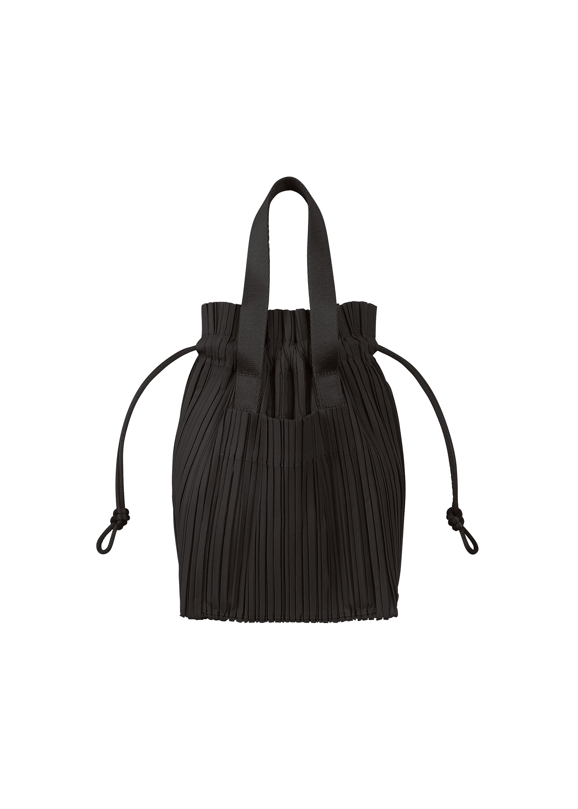 PLEATS TOTE BAG、バッグ&財布_ショルダーバッグ、ブラック