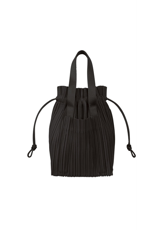 PLEATS TOTE BAG、バッグ&財布_ショルダーバッグ、ブラック