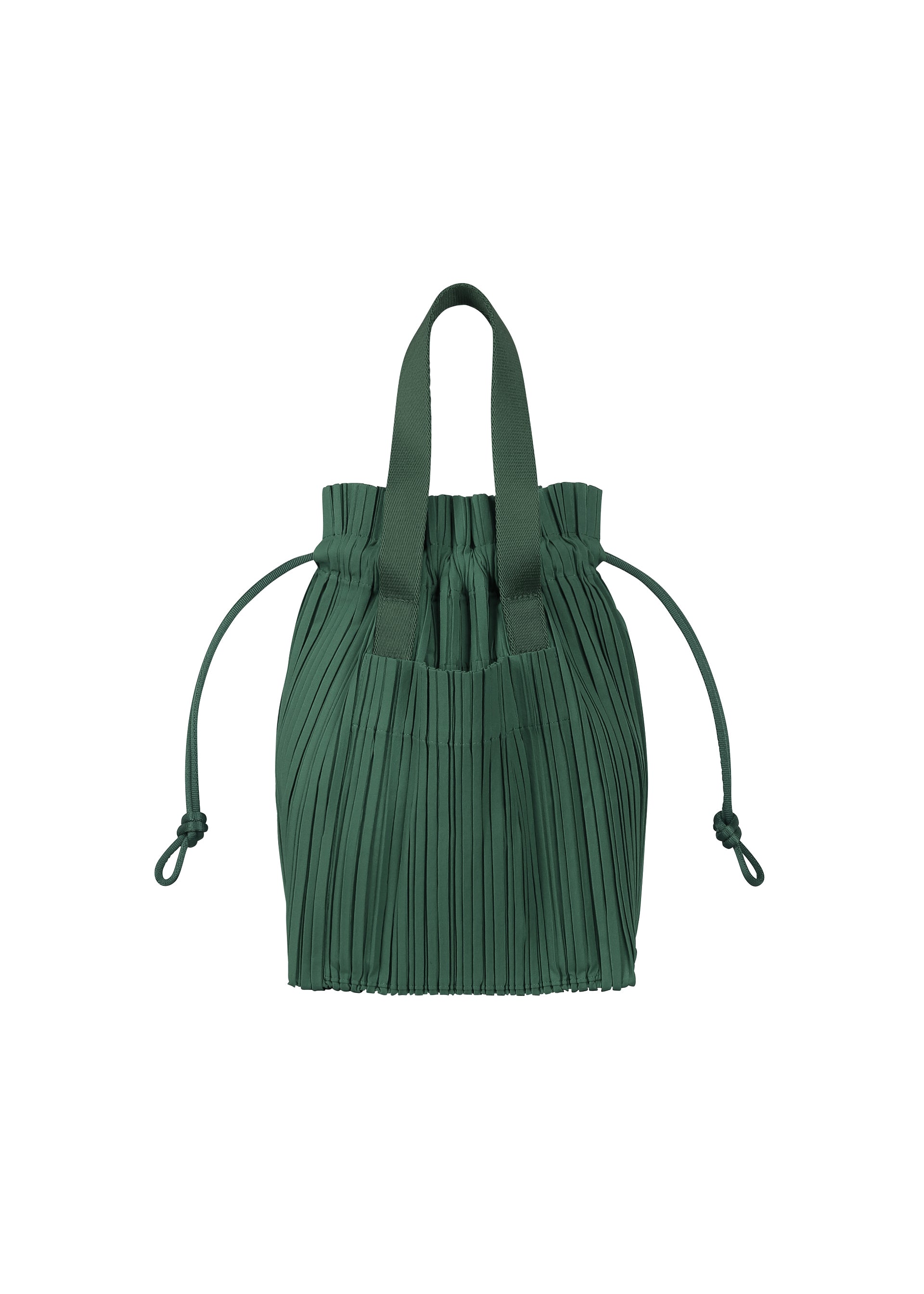 PLEATS TOTE BAG、バッグ&財布_ショルダーバッグ、カーキ