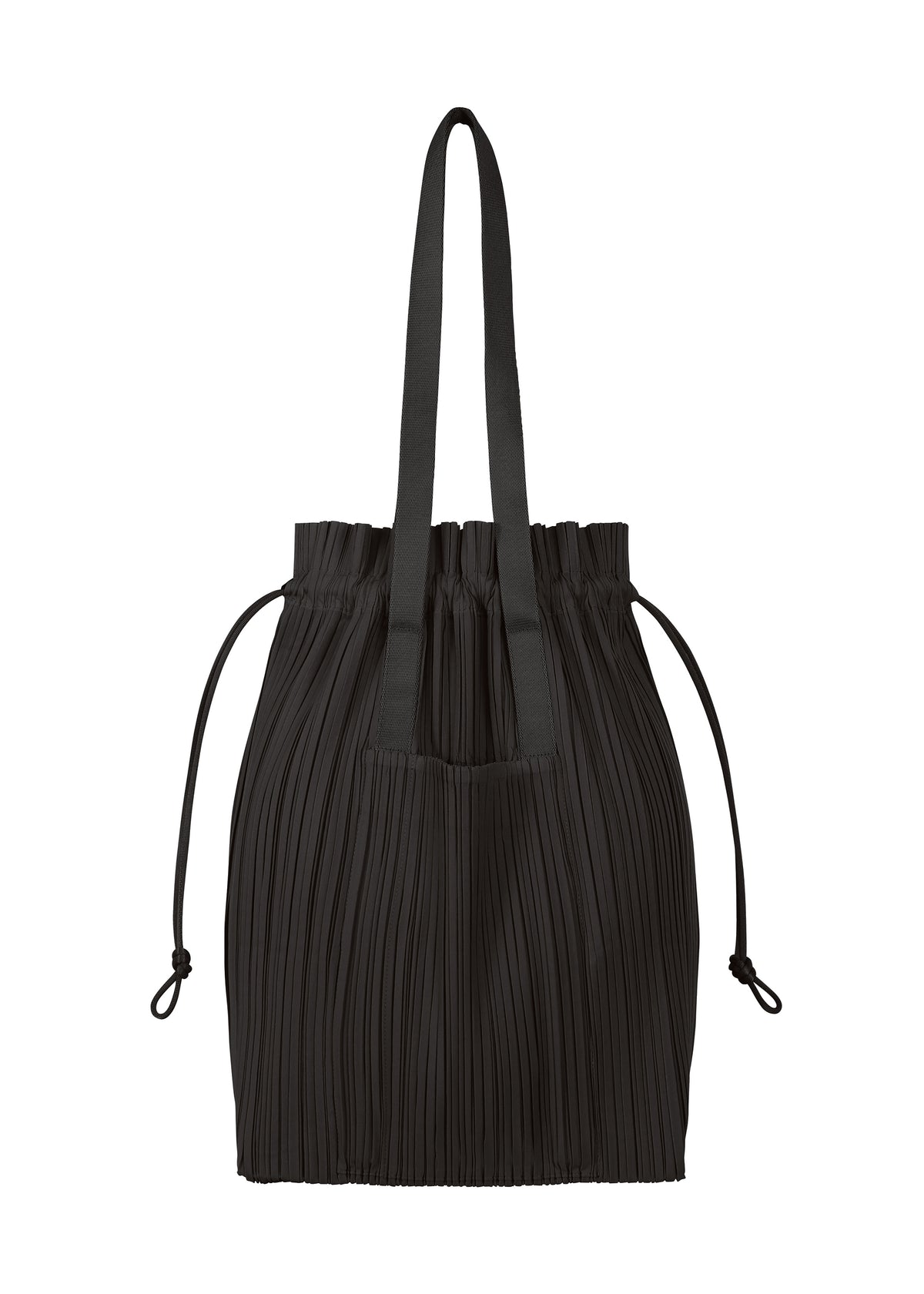 PLEATS TOTE BAG、バッグ&財布_トートバッグ、ブラック
