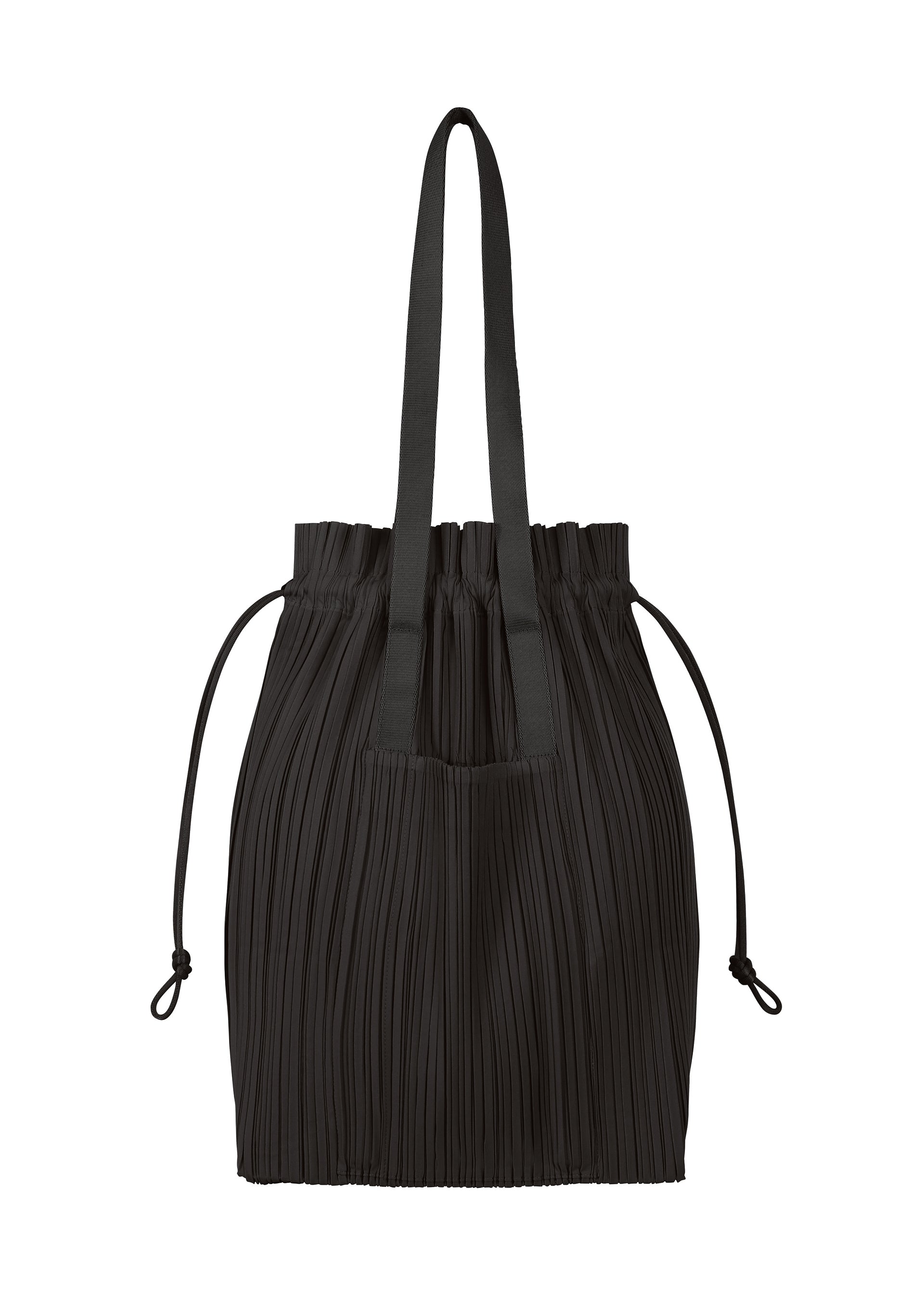 PLEATS TOTE BAG、バッグ&財布_トートバッグ、ブラック