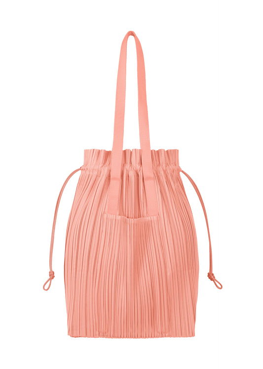 PLEATS TOTE BAG、バッグ&財布_トートバッグ、ピンク