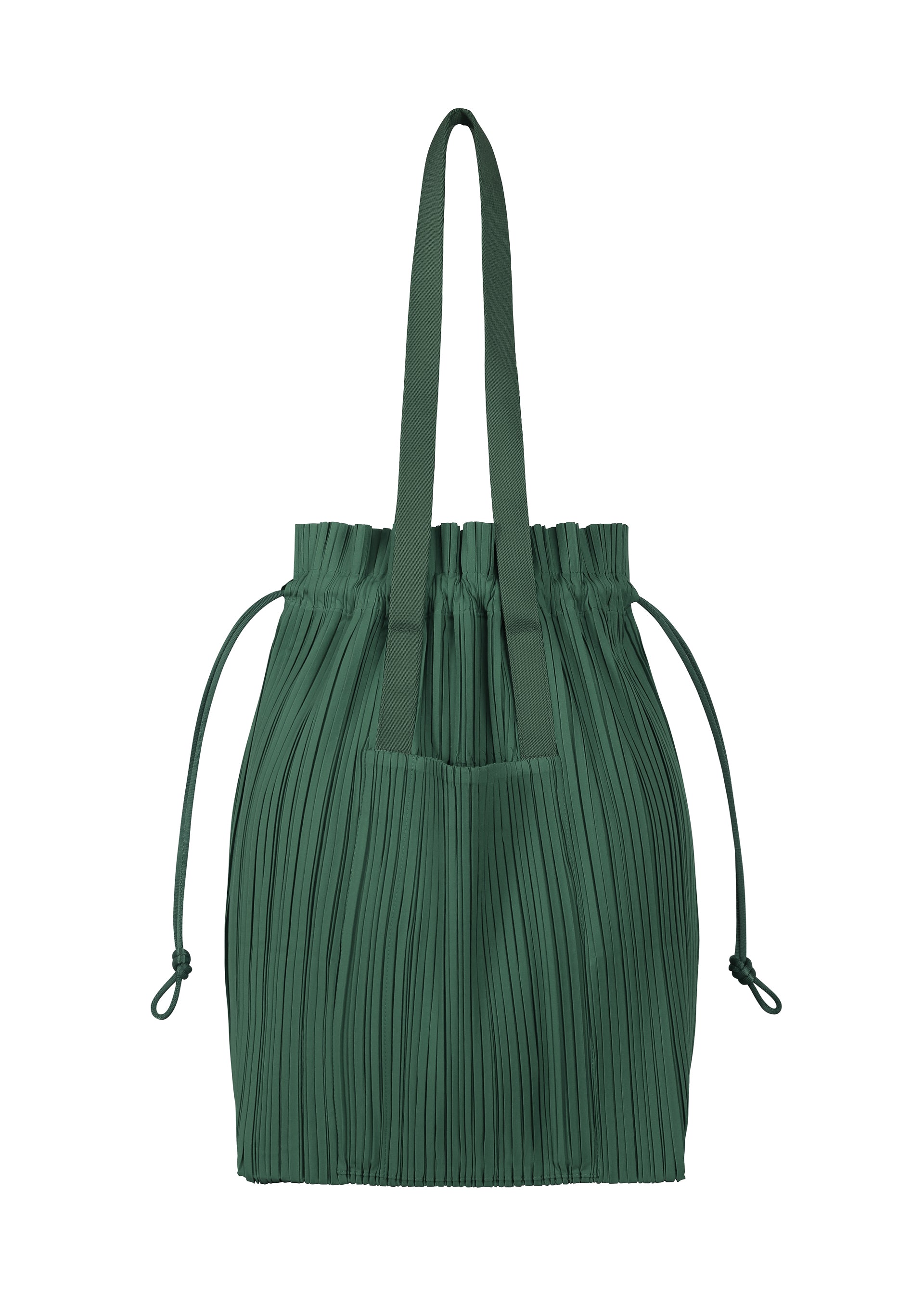 PLEATS TOTE BAG、バッグ&財布_トートバッグ、カーキ