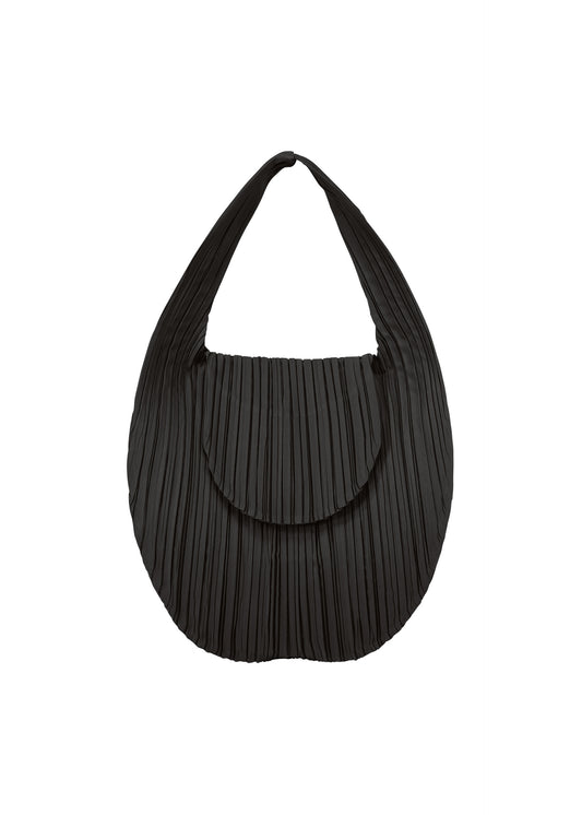 PLEATS SEEDS BAG、バッグ&財布_ハンドバッグ、ブラック