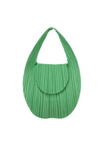 PLEATS SEEDS BAG、バッグ&財布_ハンドバッグ、グリーン