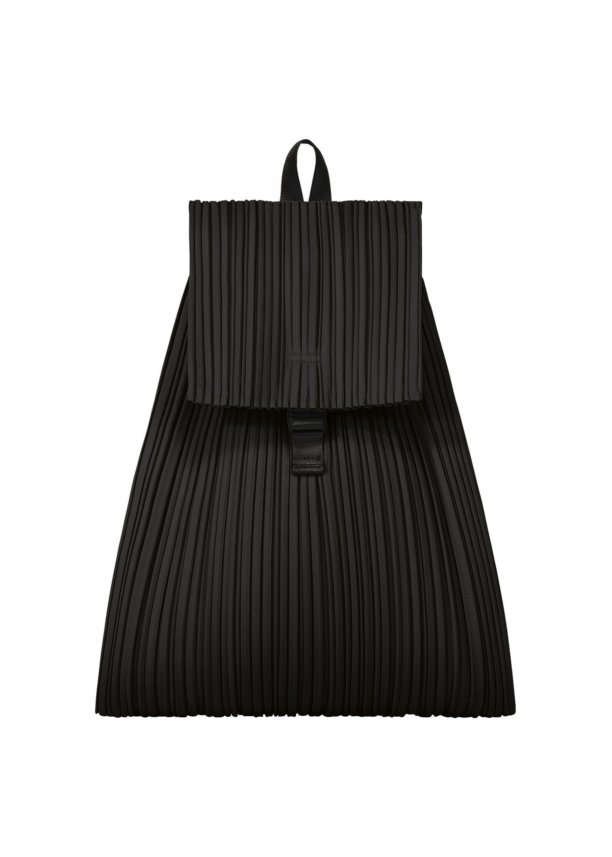 PLEATS KNAPSACK、バッグ&財布_バックパック、ブラック