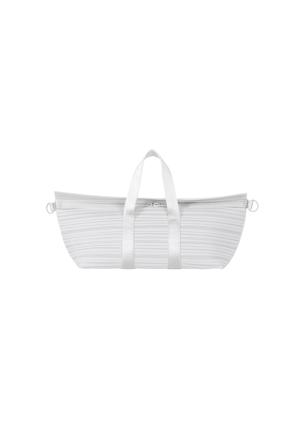 PLEATS BOSTON BAG、バッグ&財布_ハンドバッグ、グレー