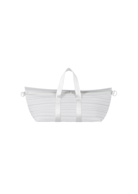 PLEATS BOSTON BAG、バッグ&財布_ハンドバッグ、グレー