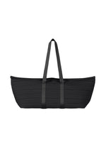 PLEATS BOSTON BAG、バッグ&財布_ハンドバッグ、ブラック