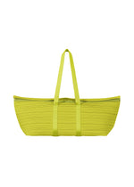 PLEATS BOSTON BAG、バッグ&財布_ハンドバッグ、グリーン