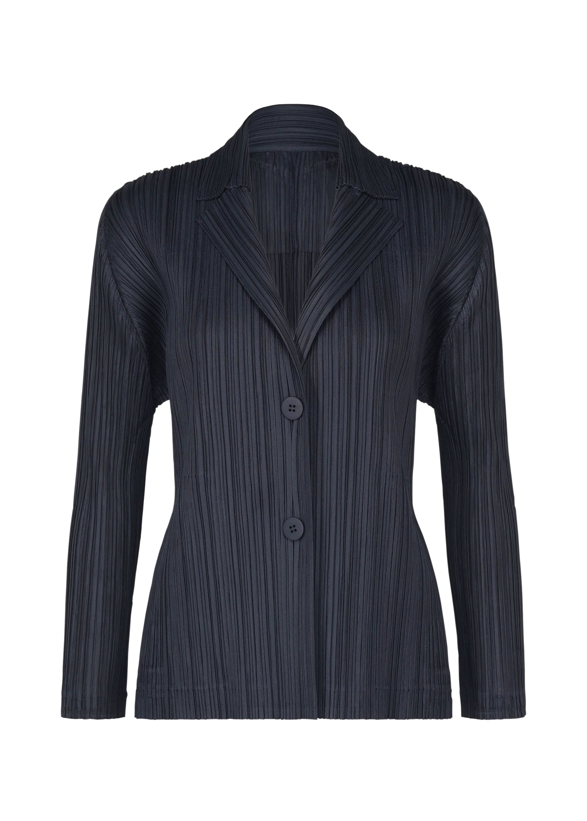 PLEATS JACKET、ウィメンズ_ジャケット&コート_ジャケット＆ブルゾン、ネイビー