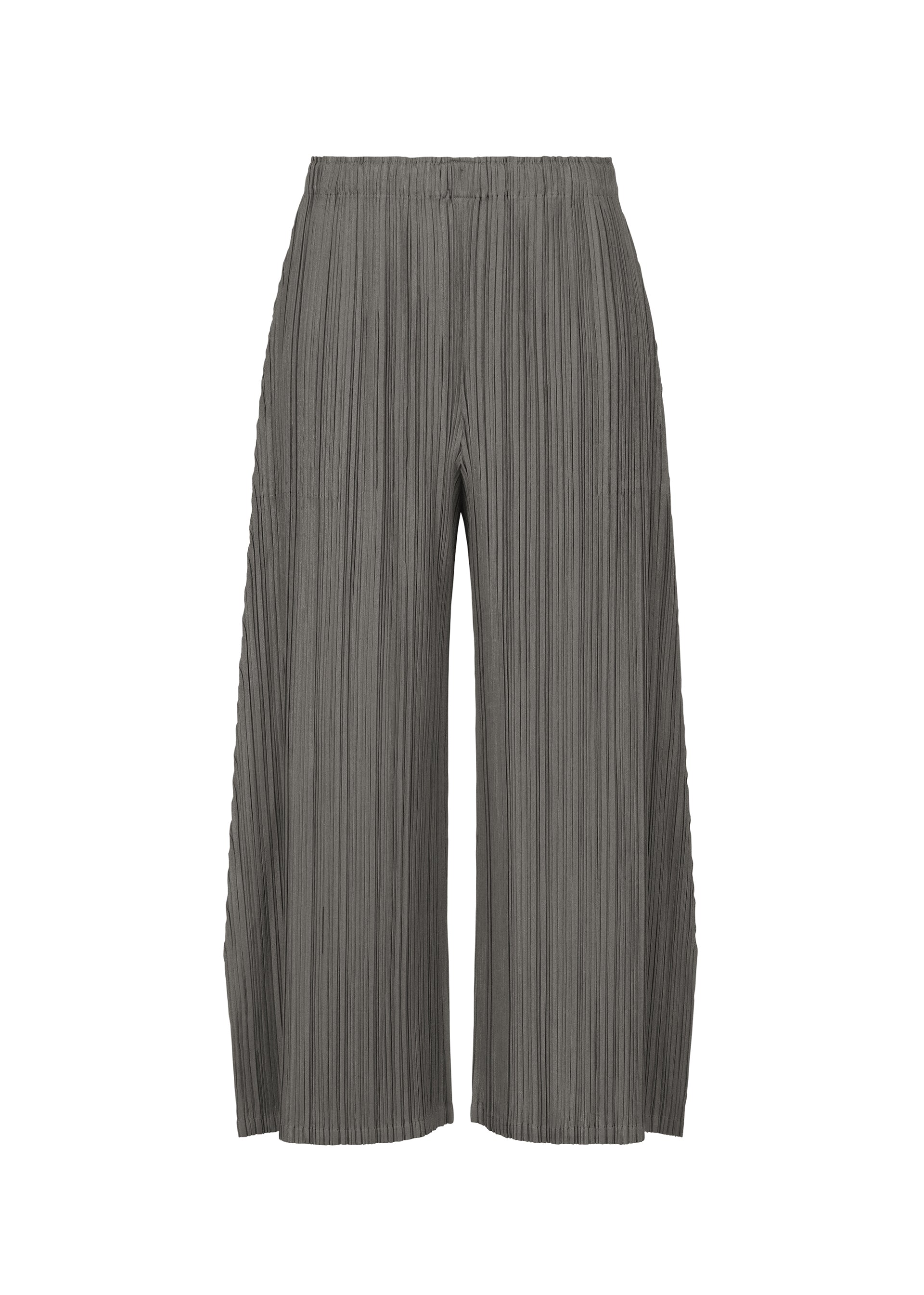 MELLOW PLEATS、ウィメンズ_パンツ、ブラック