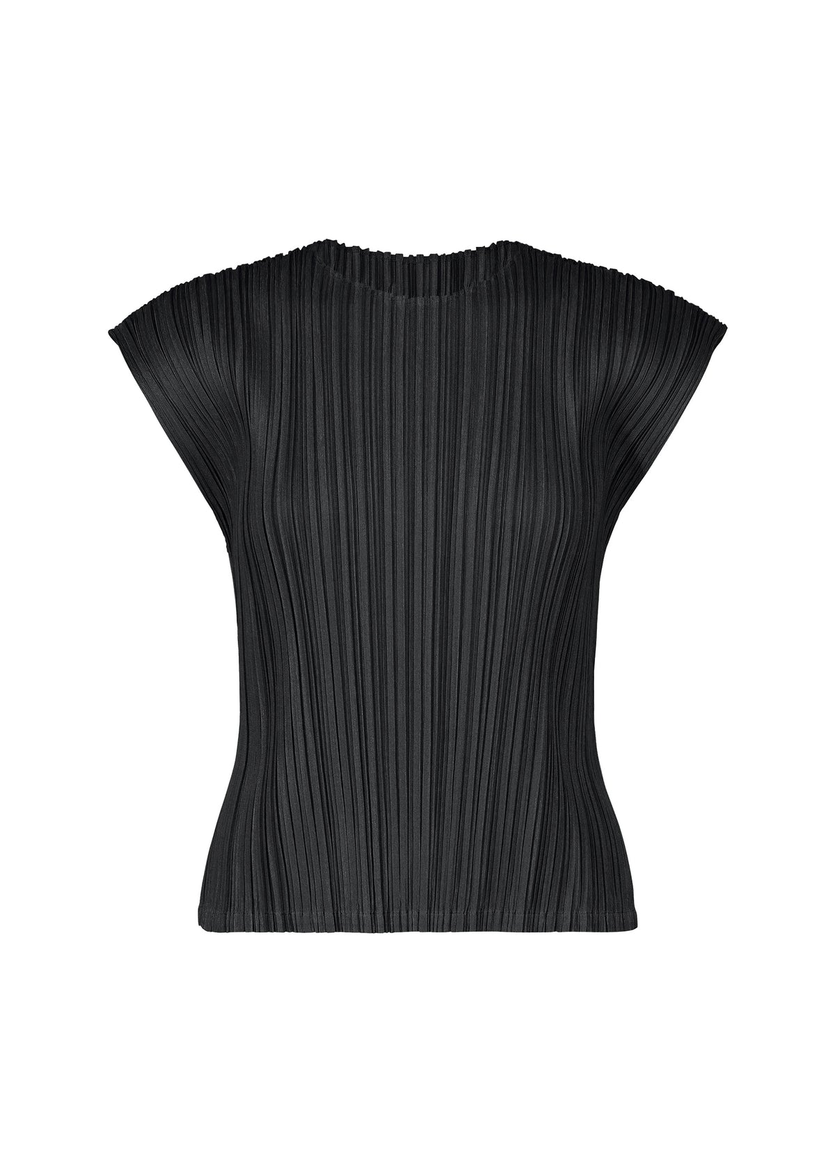 MELLOW PLEATS、ウィメンズ_トップス_トップ、ブラック