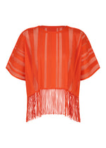 A-POC LACE、ウィメンズ_トップス_トップ、レッド