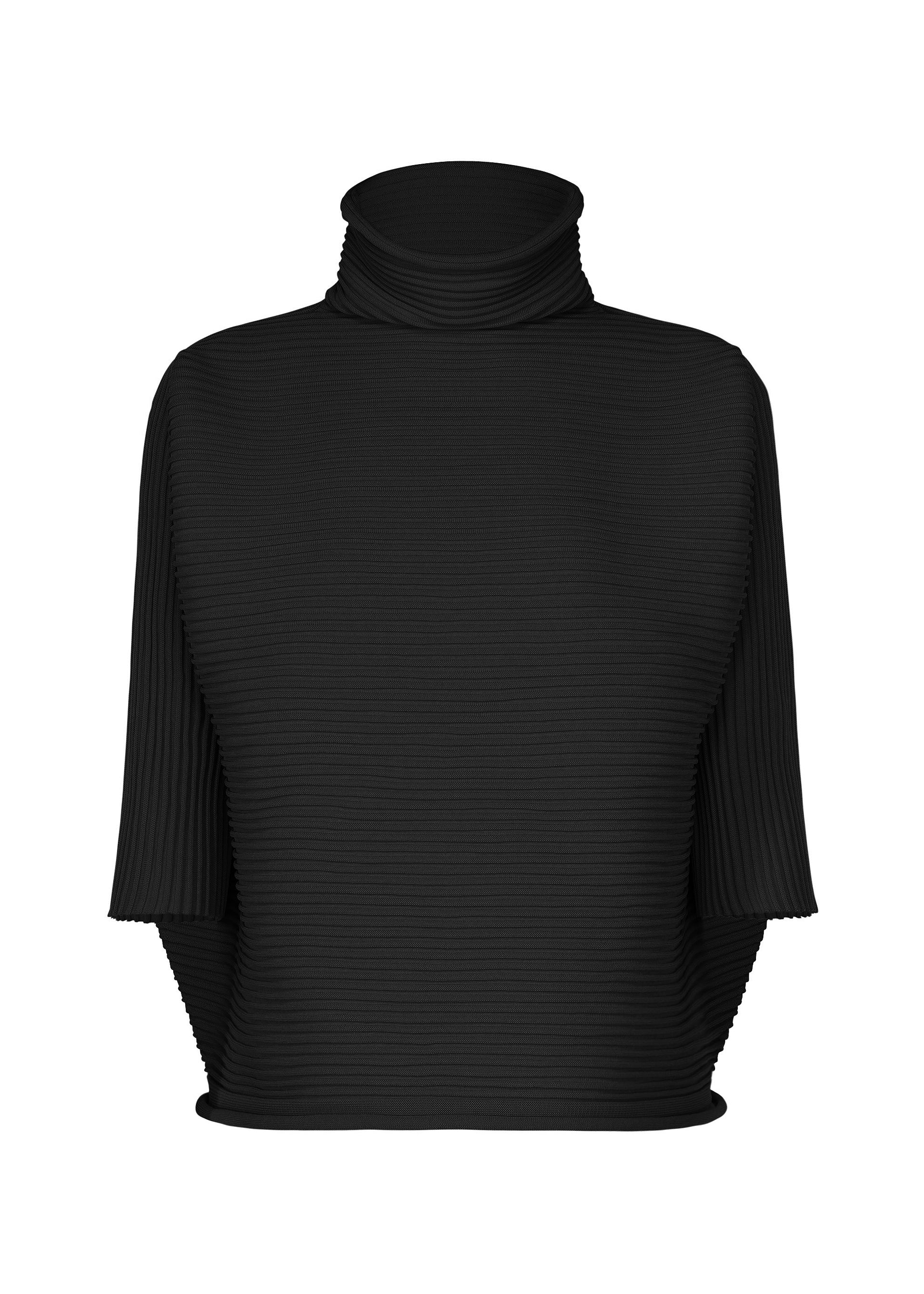 ZIG ZAG KNIT、ウィメンズ_ニット、ブラック