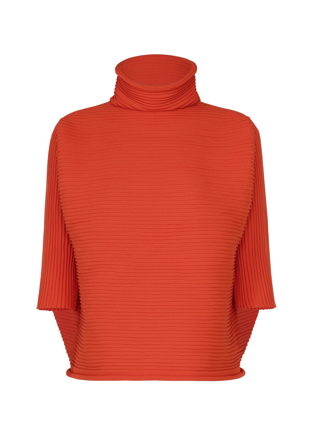ZIG ZAG KNIT、ウィメンズ_ニット、レッド