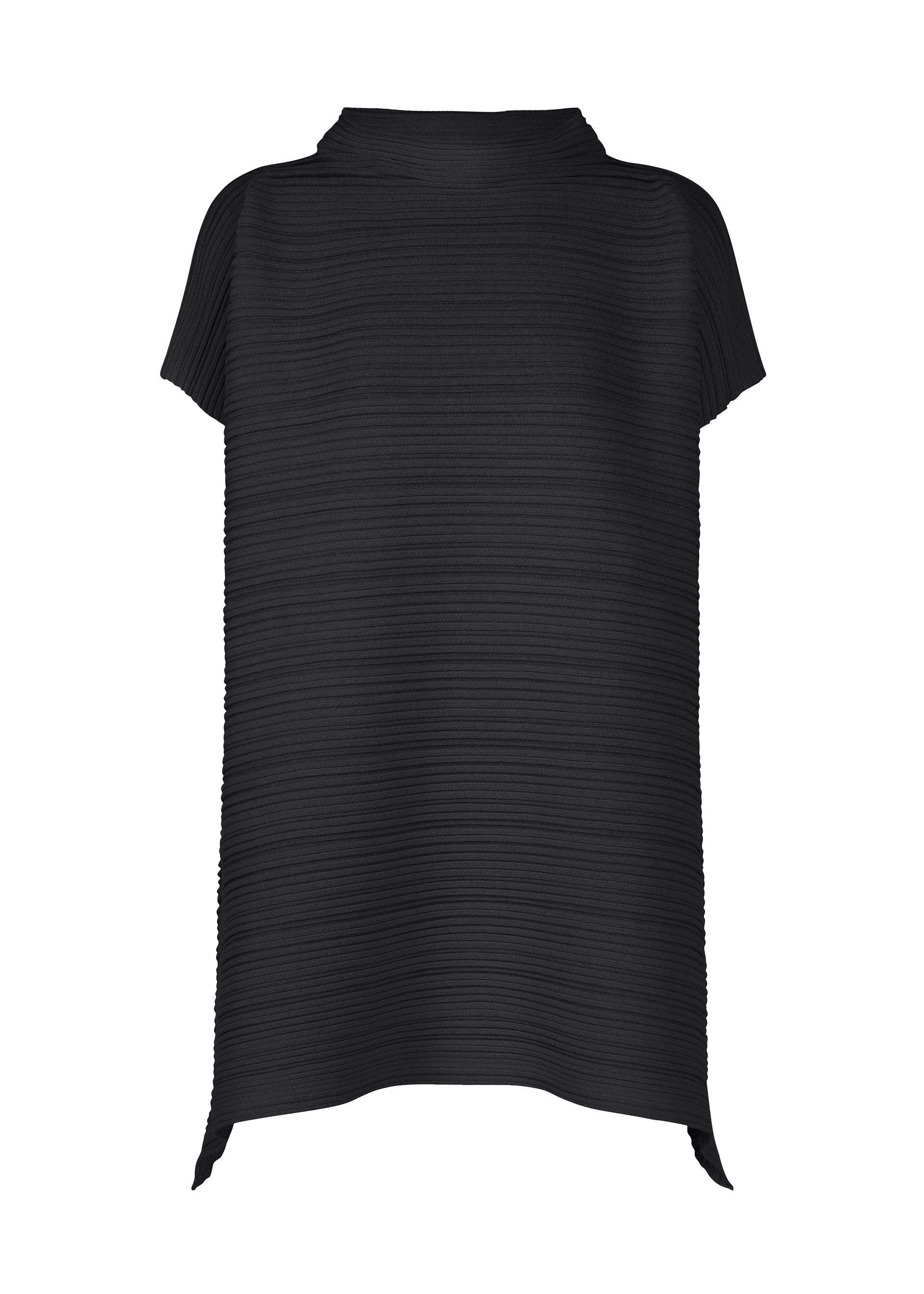 ISSEY MIYAKE ブラック チュニック 半袖 PAPER BOUNCE KNIT – isseymiyake.com