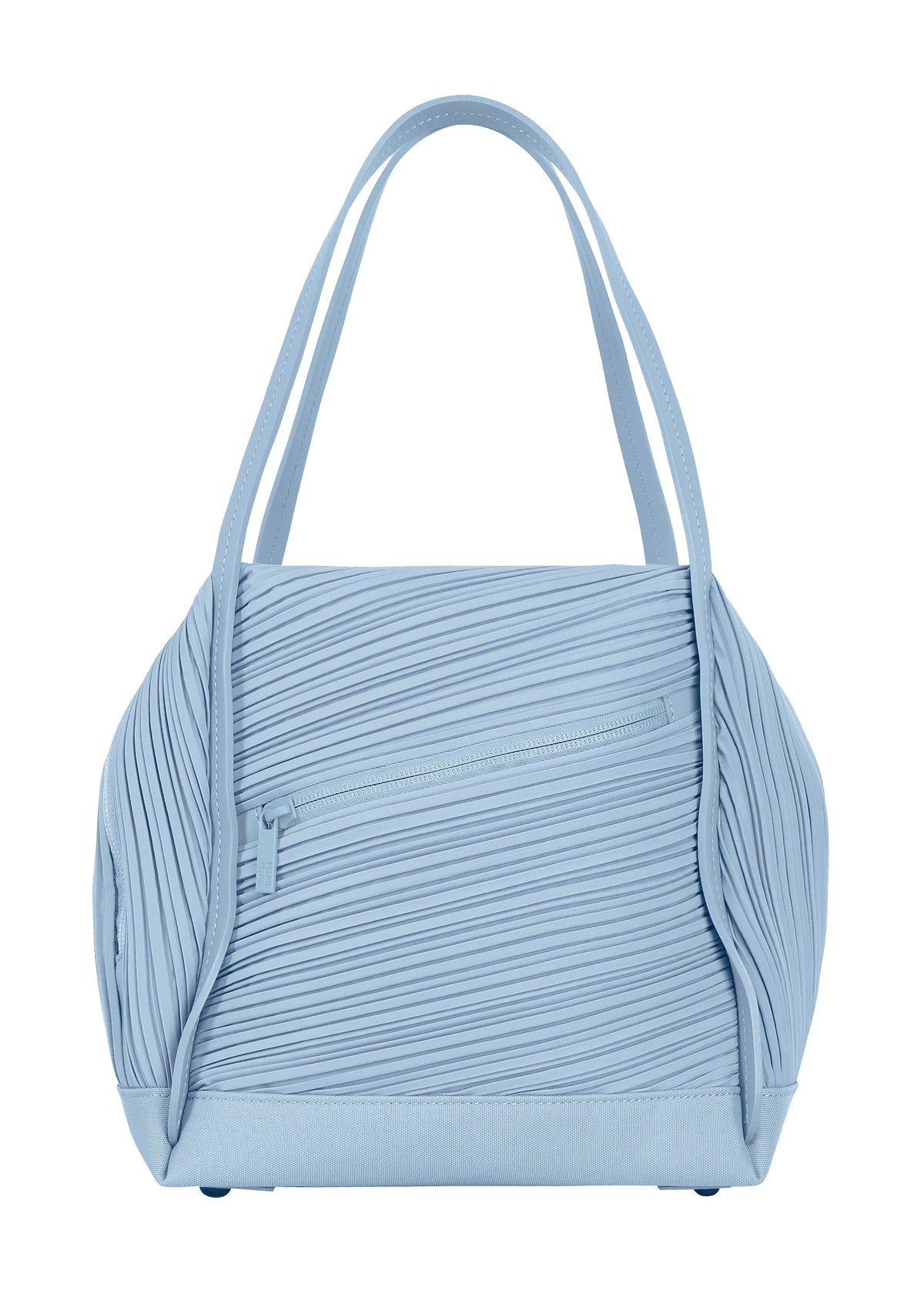 BIAS PLEATS BAG、バッグ&財布_ハンドバッグ、ブルー