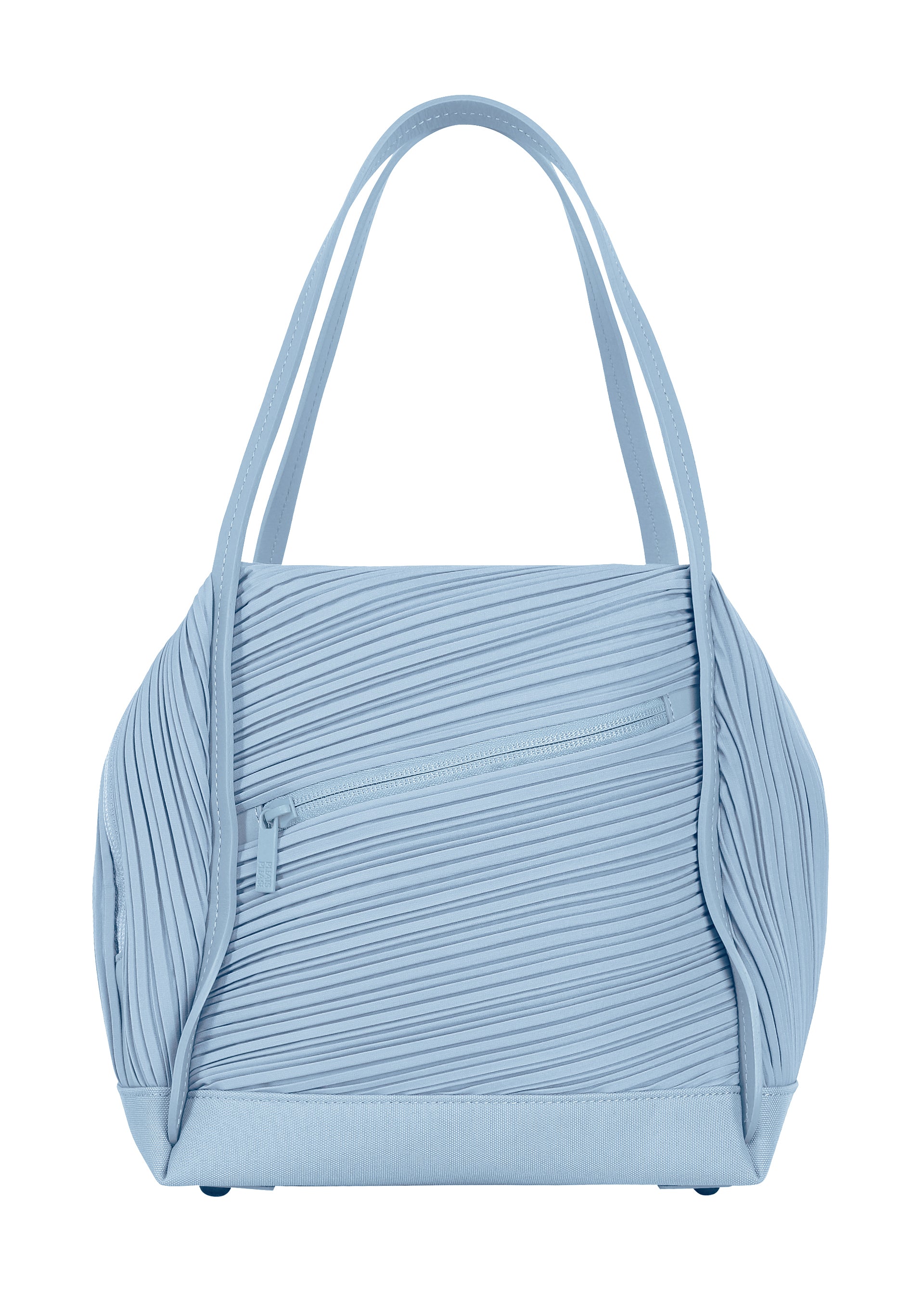BIAS PLEATS BAG、バッグ&財布_ハンドバッグ、ブルー
