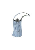 PLEATS SWAN BAG、バッグ&財布_ハンドバッグ、ブルー