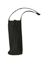 PLEATS SWAN BAG、バッグ&財布_ハンドバッグ、ブラック