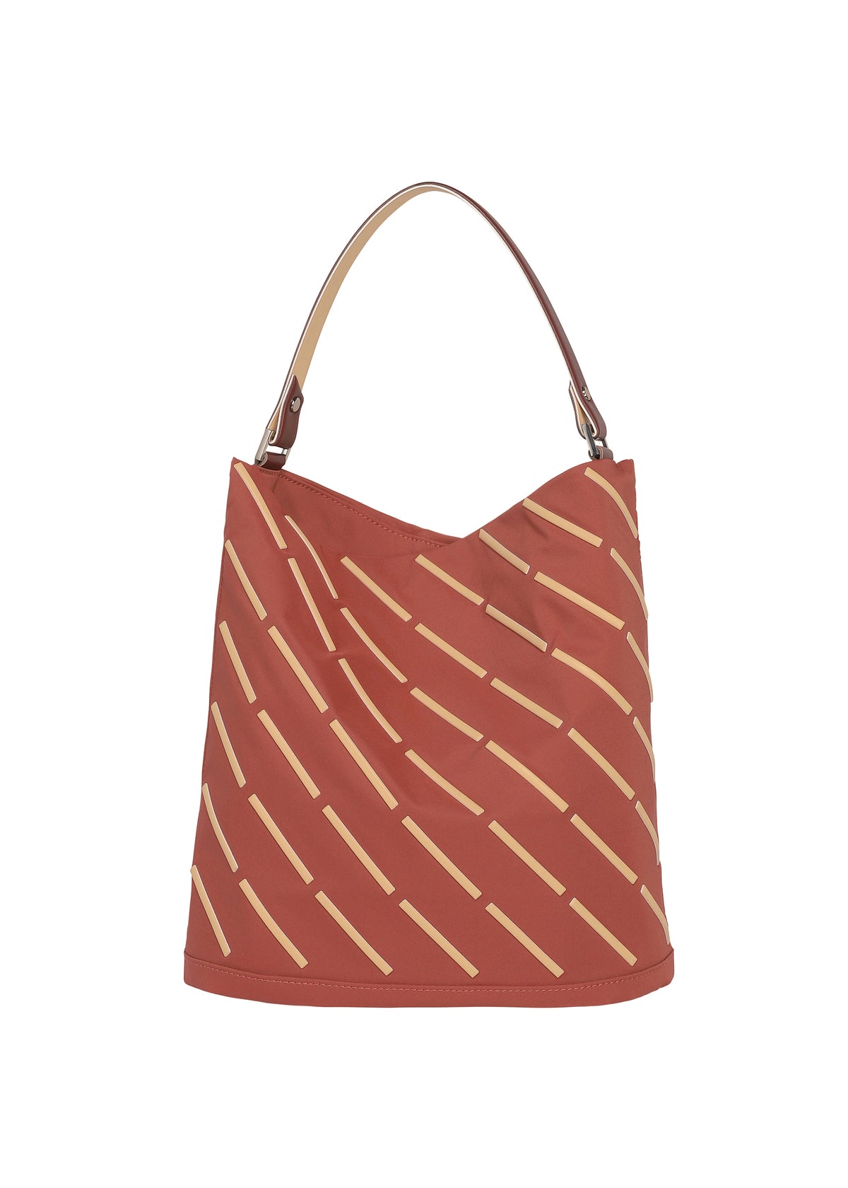 LINE BAG、バッグ&財布_ハンドバッグ、ブラウン