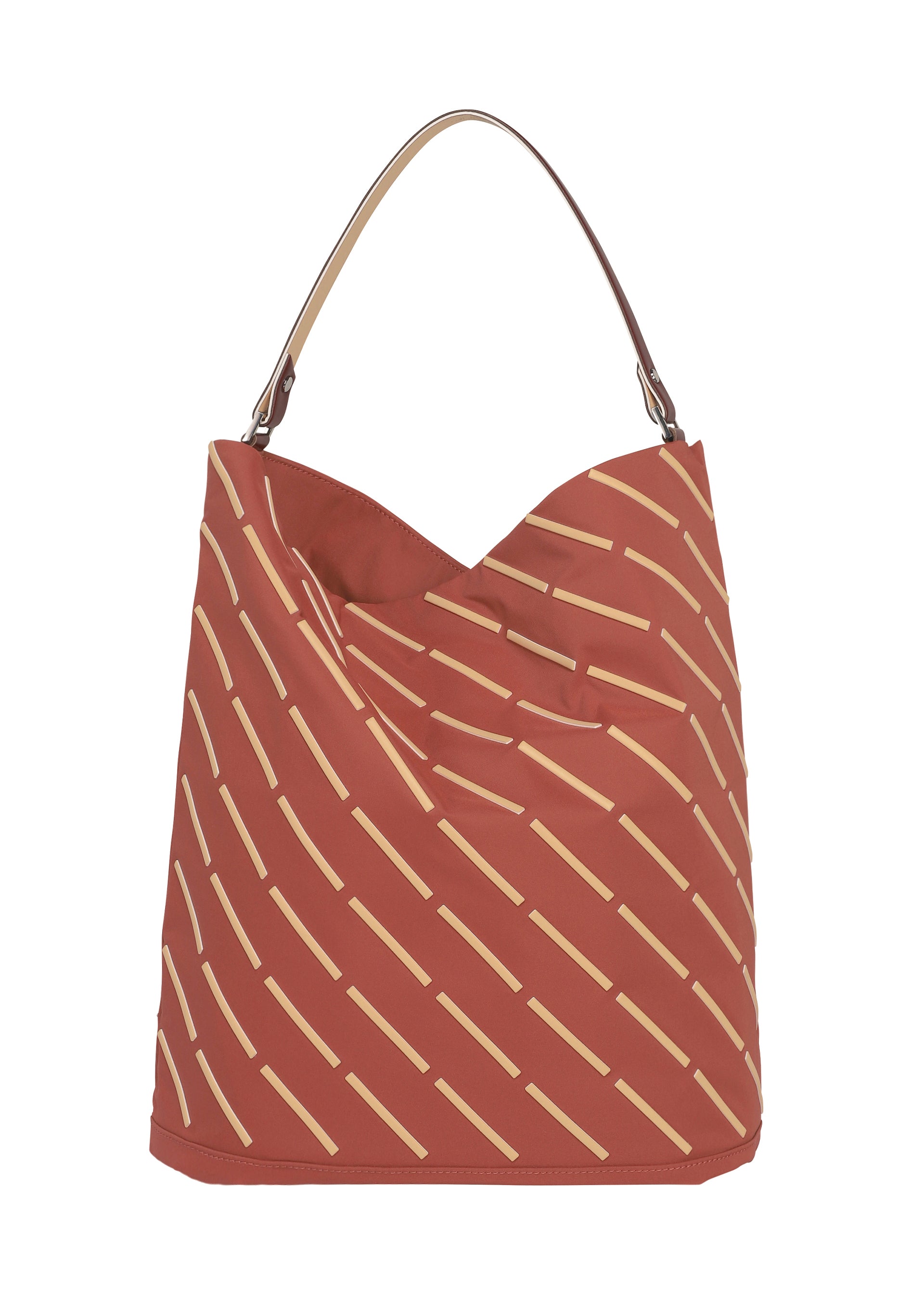LINE BAG、バッグ&財布_ハンドバッグ、ブラウン