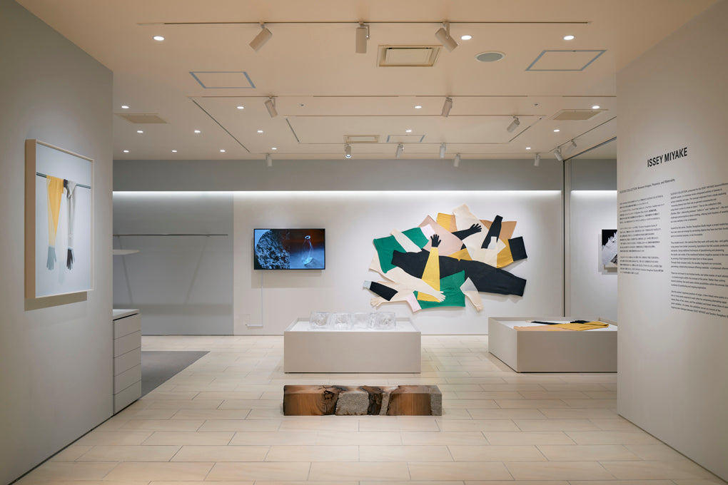 80s 日本製　ISSEY MIYAKE 変形　ストライプ　ボーダー　ワンピース ストライプボウタイワンピース